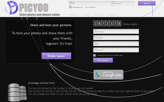 picyoo.com website preview