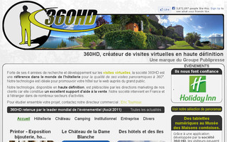 360hd.fr website preview
