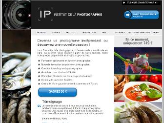 institutdelaphotographie.fr website preview