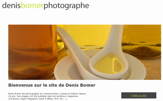 denisbomer.fr website preview