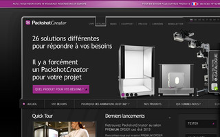 fr.packshot-creator.com website preview