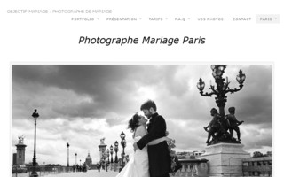 objectif-mariage.fr website preview