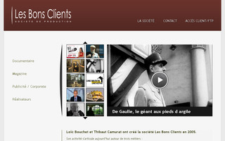 lesbonsclients.fr website preview