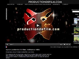 productiondefilm.com website preview