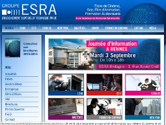 esra.edu website preview