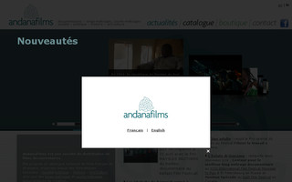 andanafilms.com website preview