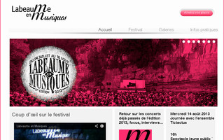 labeaume-festival.org website preview