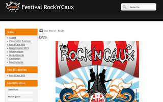 rockncaux.org website preview