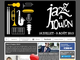 jazzatoulon.com website preview