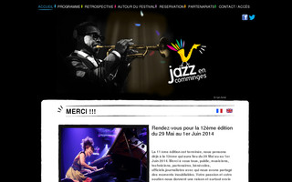 jazzencomminges.com website preview