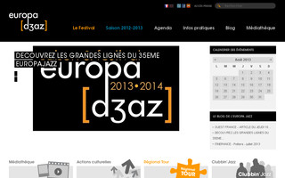 europajazz.fr website preview