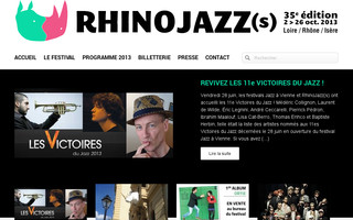 rhinojazz.com website preview