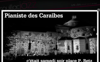 souillacenjazz.fr website preview