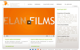 elan-films.fr website preview
