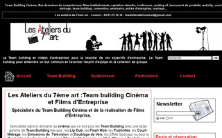 les-ateliers-du-7eme-art.com website preview