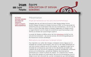 pds.ircam.fr website preview