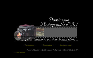dominique-photographe.com website preview