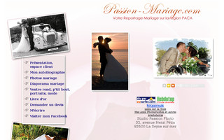 passion-mariage.com website preview