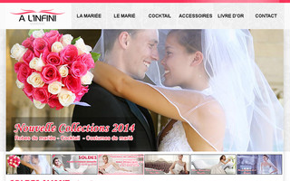 alinfini-mariage.fr website preview