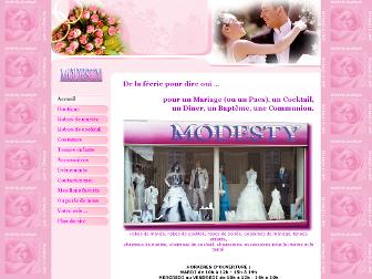 modesty-boutique.fr website preview