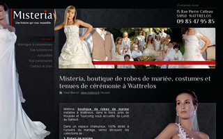 misteria.fr website preview