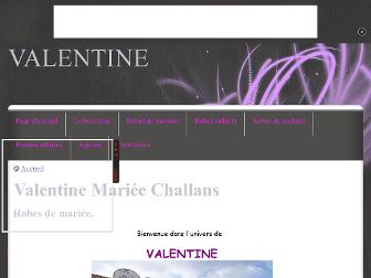 valentinerobesdemariee85.e-monsite.com website preview