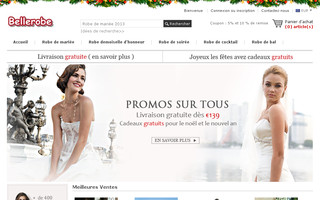 bellerobemariage.fr website preview