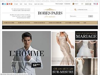 robes-paris.com website preview