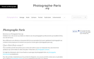 photographe-paris.org website preview