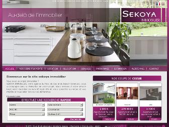 sekoyaimmobilier.com website preview