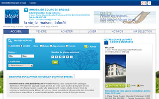laforet-bourg.com website preview