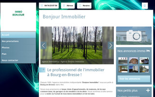 bonjourimmobilier.com website preview