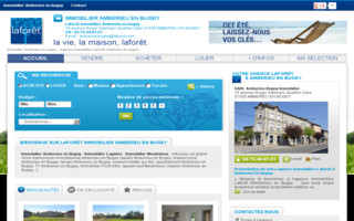 laforet-immobilier-amberieu.com website preview