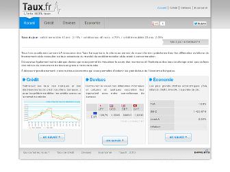 taux.fr website preview
