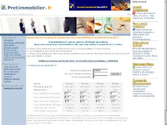 pretimmobilier.fr website preview