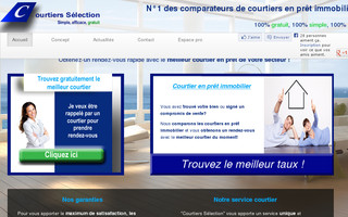 courtierselection.fr website preview