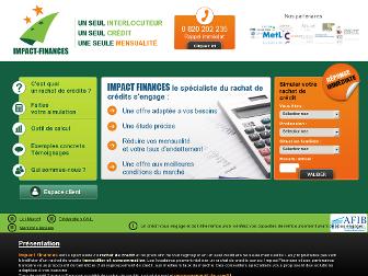 impact-finances.fr website preview