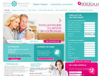 shiva-finance.fr website preview