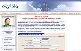 oxygeo.fr website preview