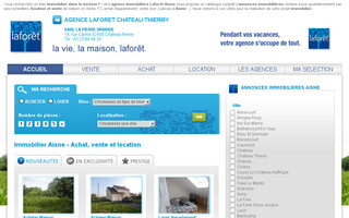 laforet-immobilier-aisne.com website preview