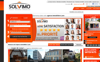immobilier-laon.solvimo.com website preview