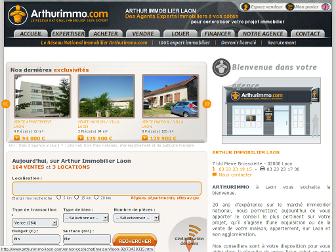 arthurimmo-laon.com website preview