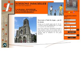 soissons-immobilier.fr website preview