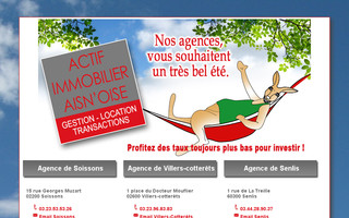 actif-immobilier-aisnoise.fr website preview