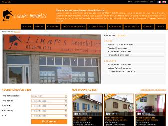 linares-immobilier.com website preview
