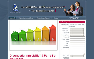 sdi-diagnosticimmobilier.fr website preview