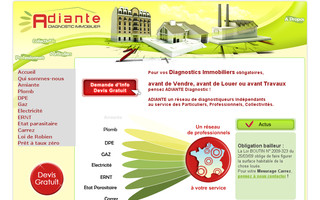 adiante-diag.fr website preview