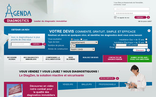 agendadiagnostics.fr website preview