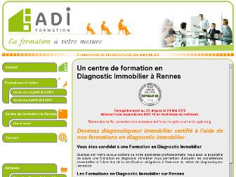 formationdiagnosticimmobilier.fr website preview