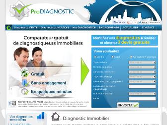 prodiagnostic.fr website preview